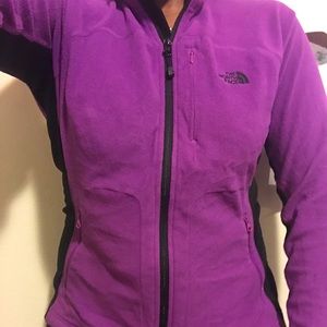 Fuchsia and black North Face
